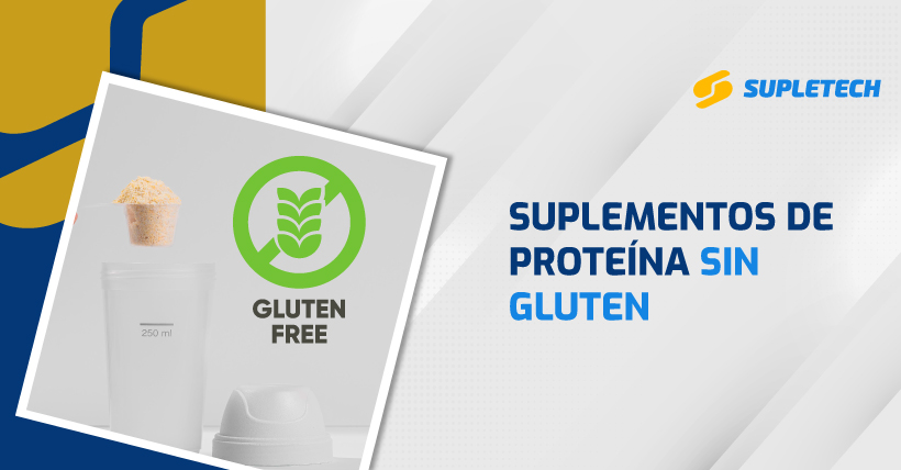 Conoce los suplementos de proteína sin gluten